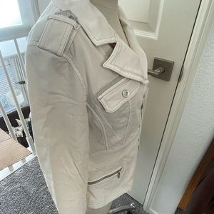 Beige denim jacket WHBM